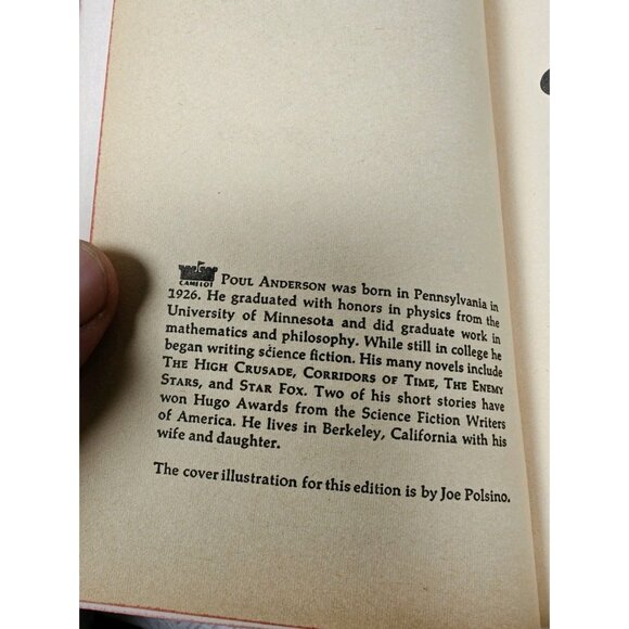 Vault of the Ages Poul Anderson Paperback 1969 Avon Camelot Vintage SciFi - Picture 6 of 11